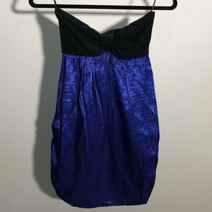 Strapless sweetheart bubble dress